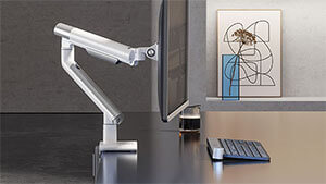 Slim Aluminum Spring-Assisted Monitor Arm